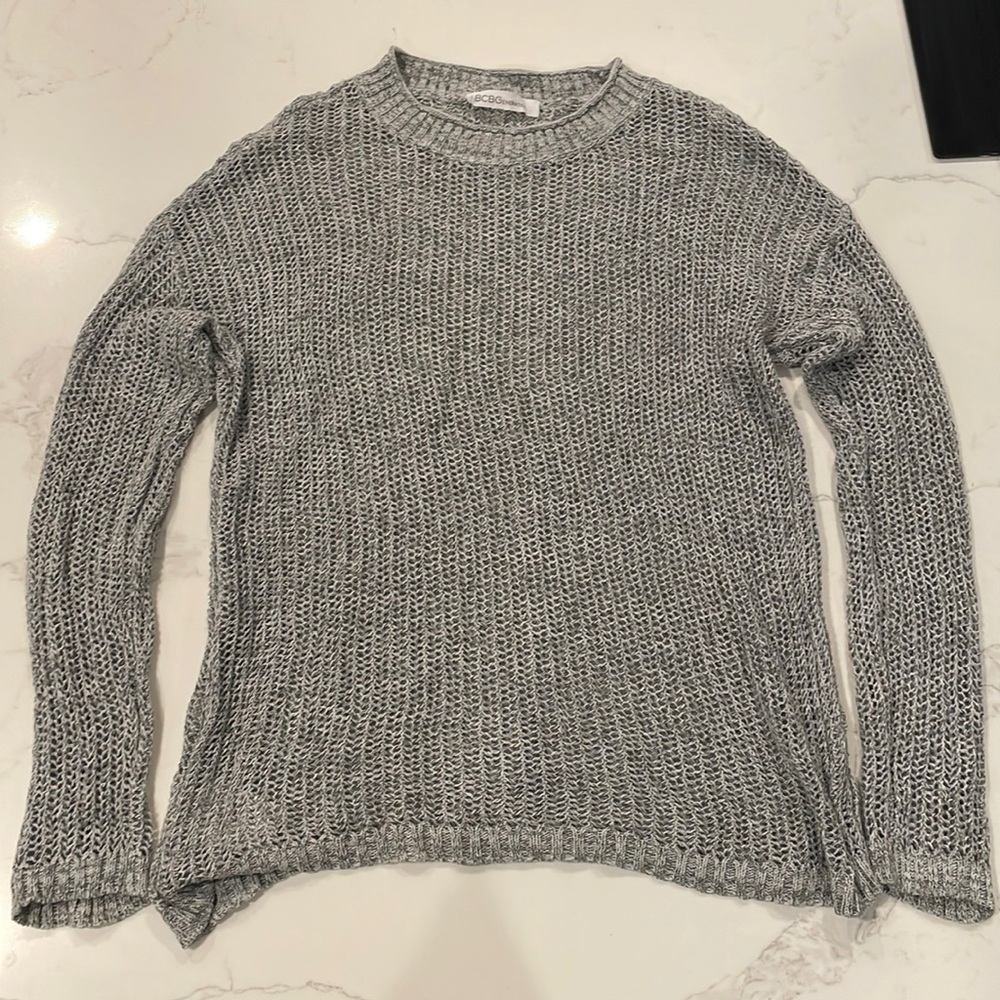 BCBGeneration sheer sweater size medium